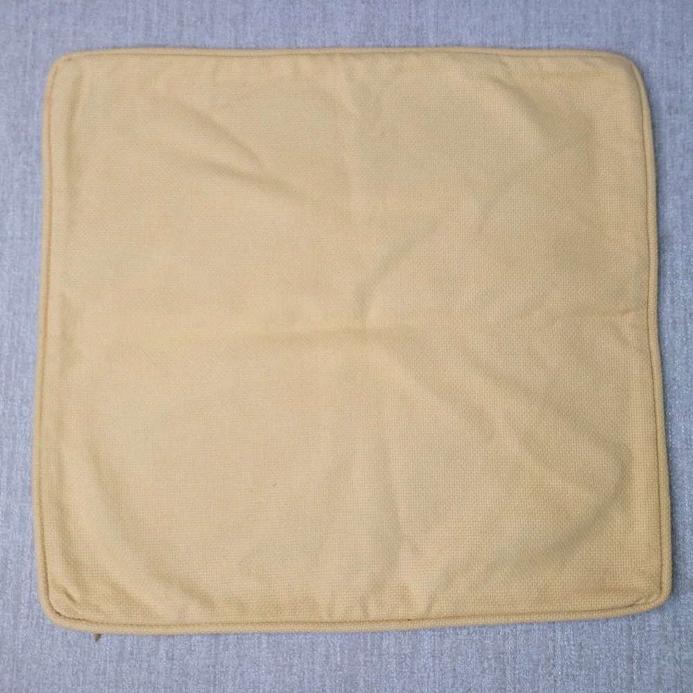 Pottery Barn Throw Pillow Set of 2 Yellow Square 18